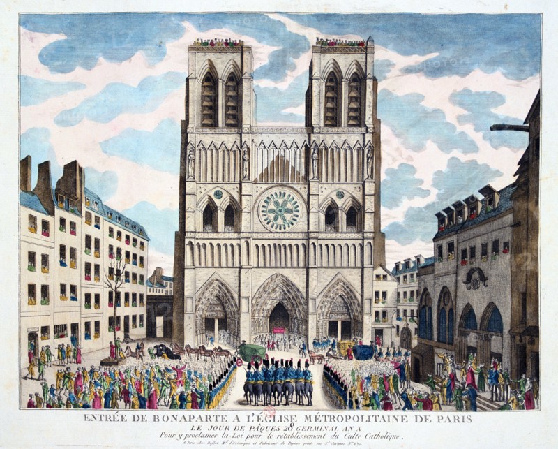 Restablishment of the Roman Catholic church in France