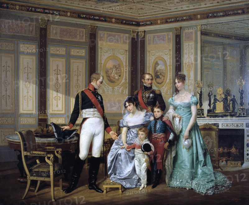 Empress Josephine Receiving Emperor Alexander and his Children at Malmaison