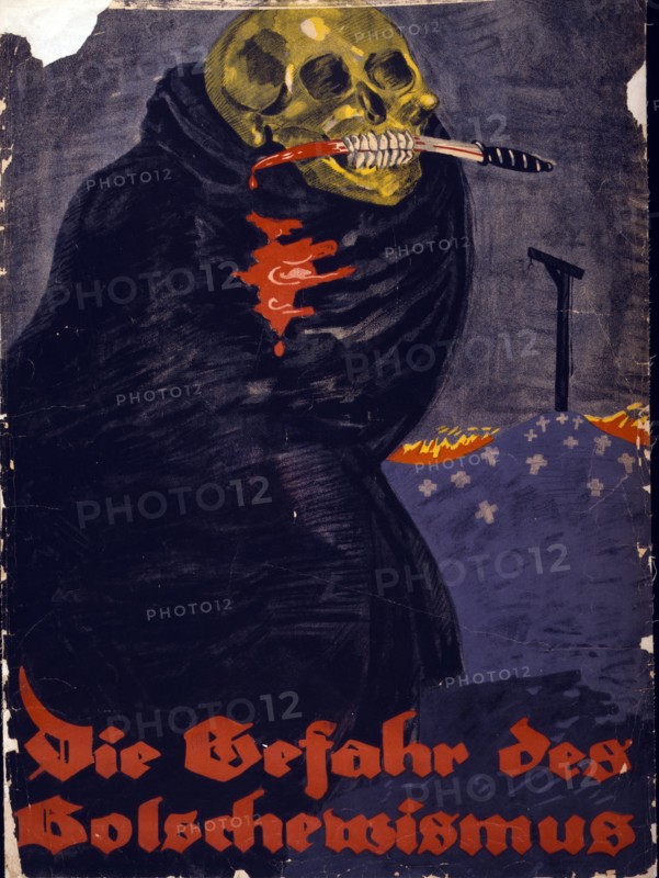 Die Gefahr des Bolschewismus': World War I German Poster