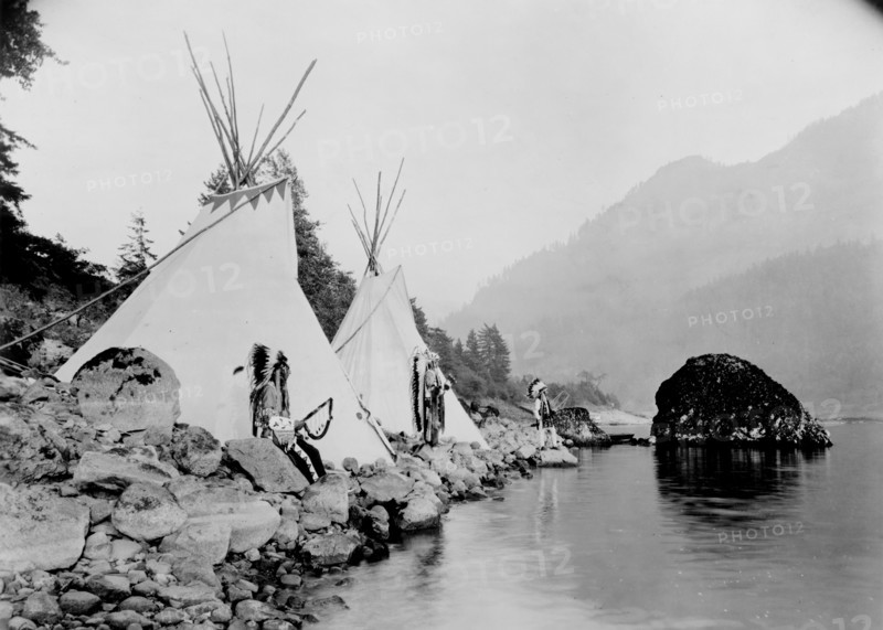 Three Native American men