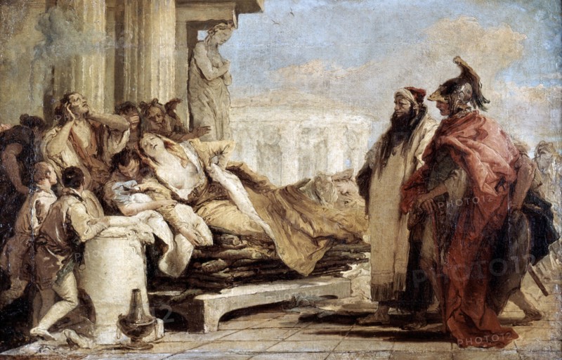 The Death of Dido' Giovanni Battista
