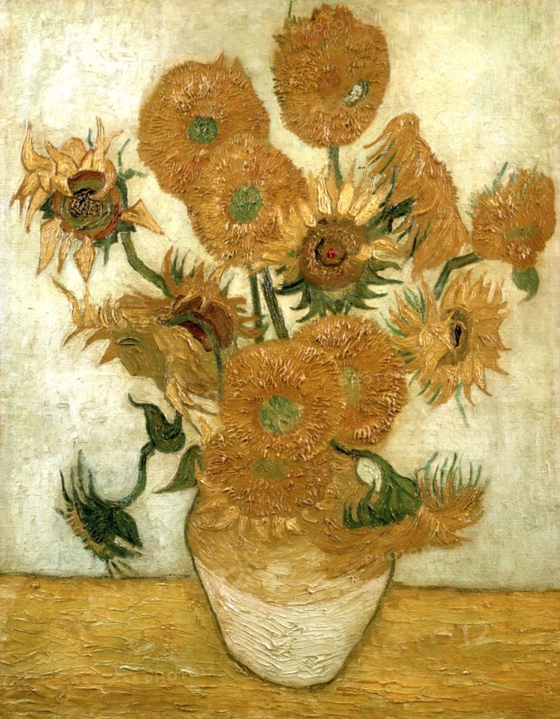 Van Gogh, Vase with Fifteen Sunflowers
