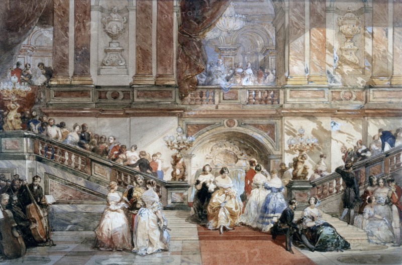 Ball at the Hotel de Ville' c1860