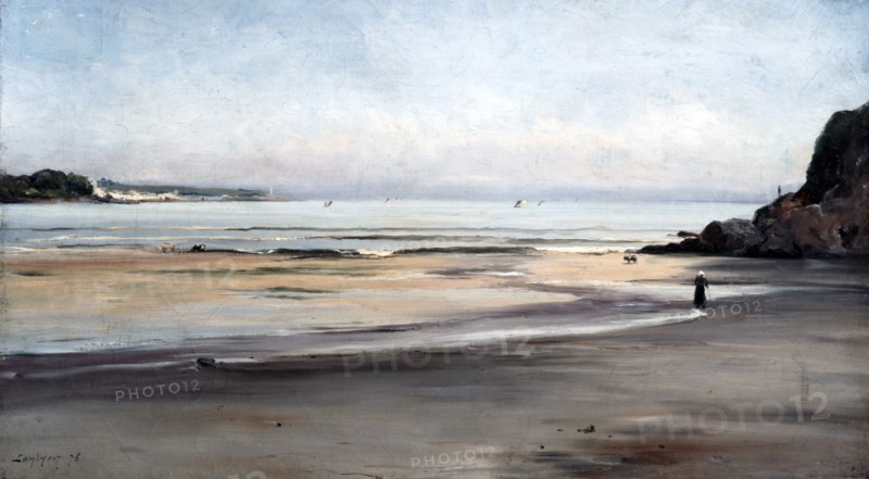 Douarnenez:  Brittany' - Tide Coming In - Sunday Morning'