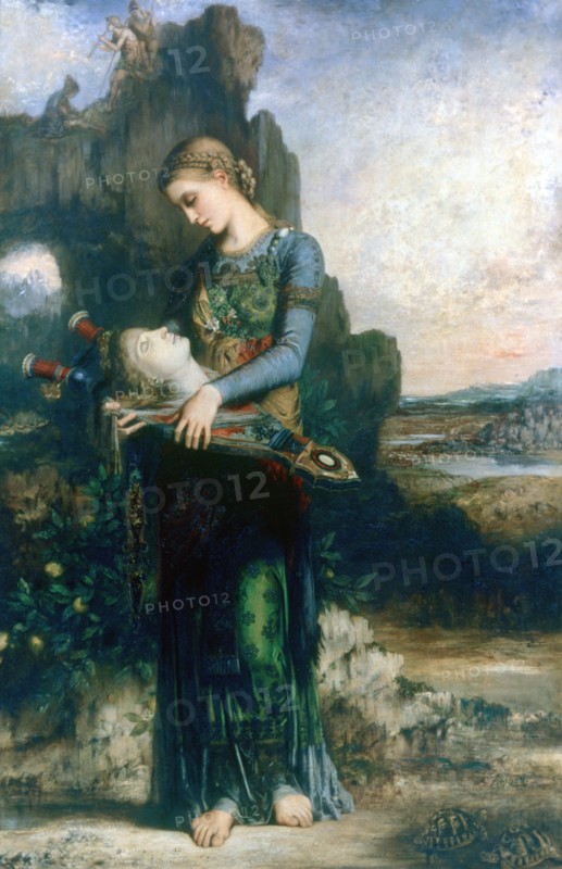 The Head of Orpheus by Moreau