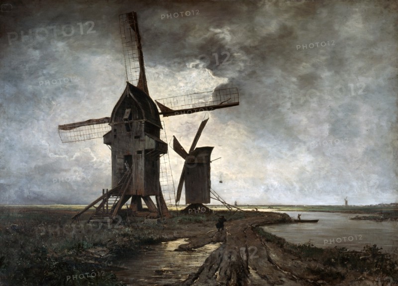 Windmills near Lille'