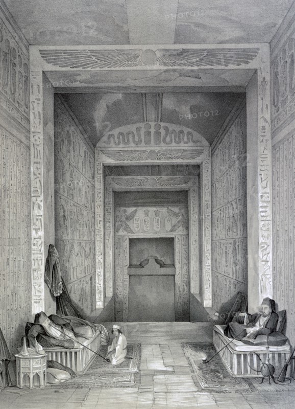 Interior of a tomb
