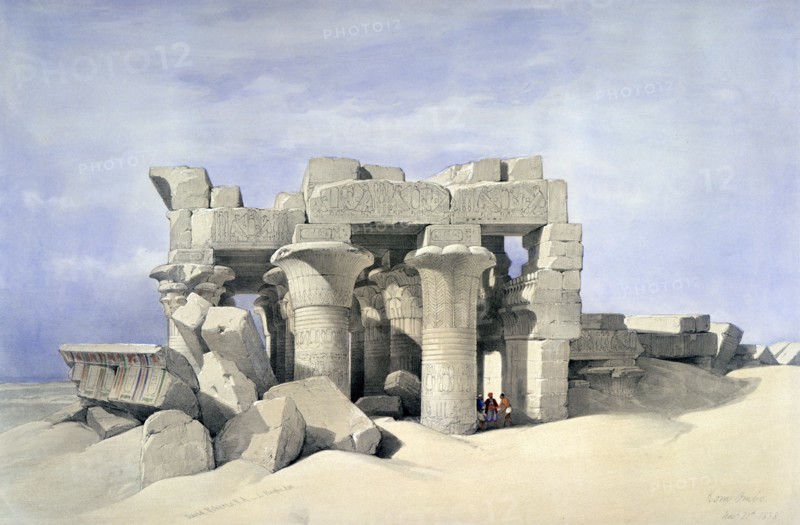 Kom Ombo, November 1838