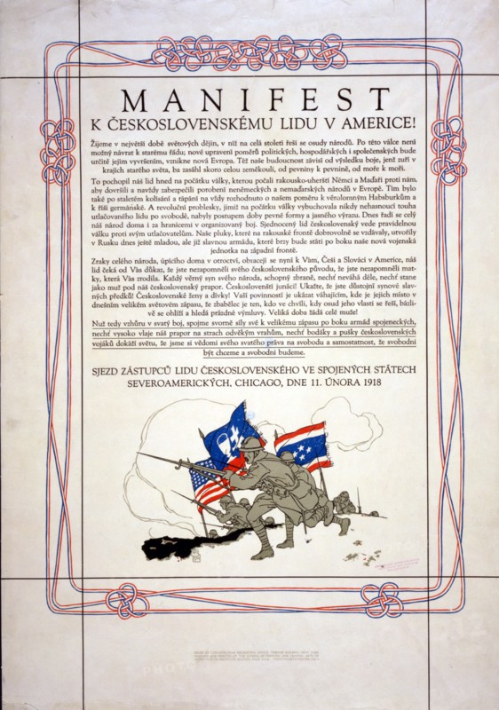 Czechoslovak Propaganda poster