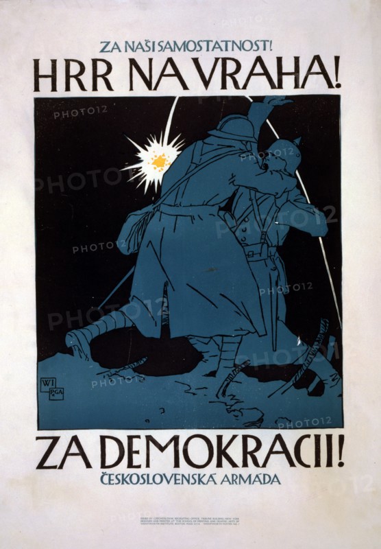 Czechoslovak Propaganda poster