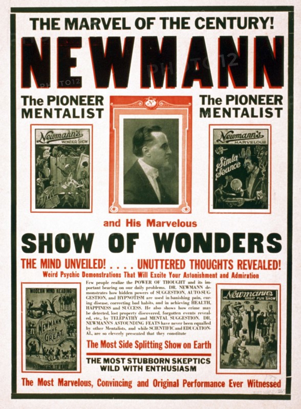 C. A. George Newmann, Magician and Mentalist