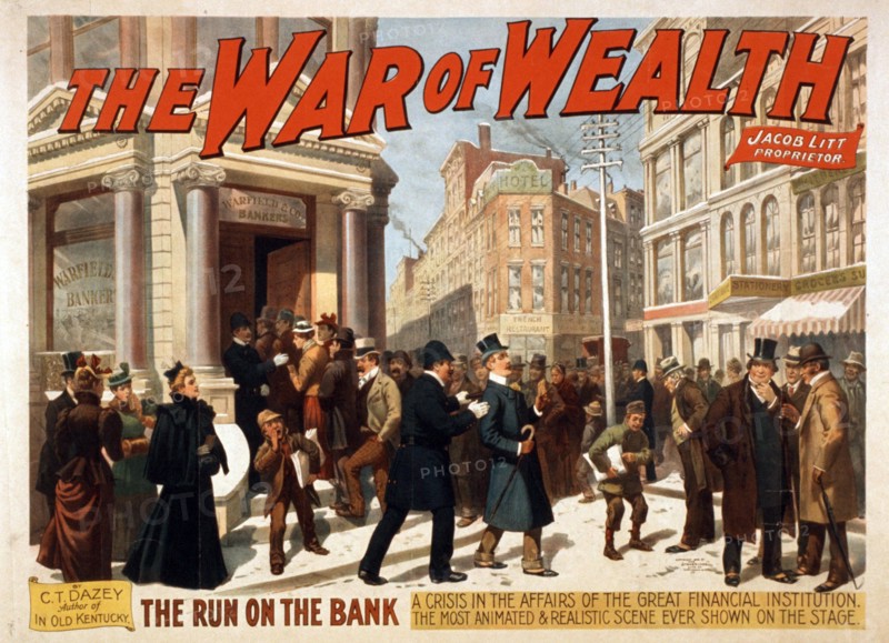 Title The war of wealth designed by Charles Dazey