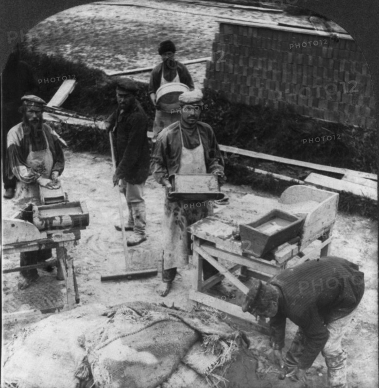 Russian Brick makers circa 1905