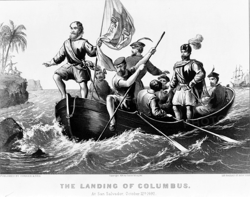 The landing of Columbus at San Salvador, October 12, 1492
