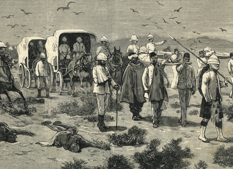 After the second battle of El Teb, Sudan, 1884