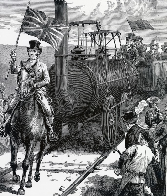Opening of the Stockton and Darlington Railway, 1825