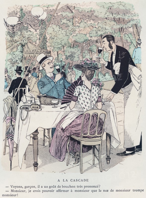 Dining en plein air in Paris