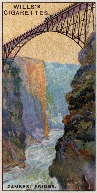 Zambesi Bridge over Victoria Falls, Zimbawe