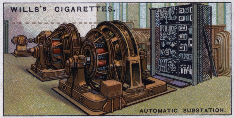 Automatic substation, Britain.