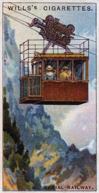 Engineering Wonders, 1927: Wetterhorn Aerial Railway, Switzerland, 1908.