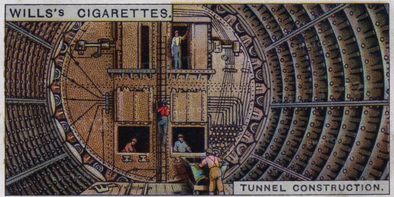 Tunnelling Shield used in construction of London underground railways