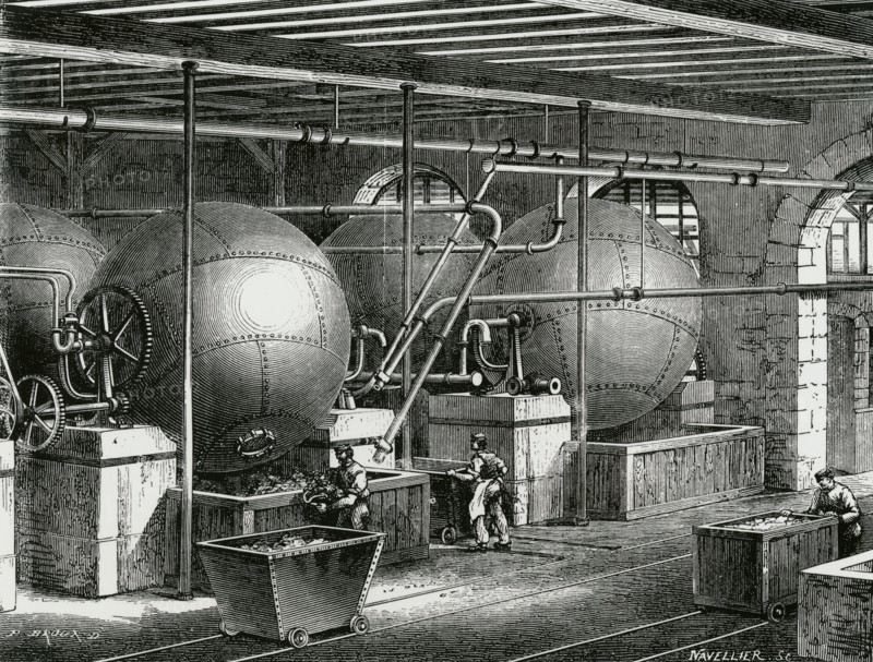 Washing rags before making them into paper