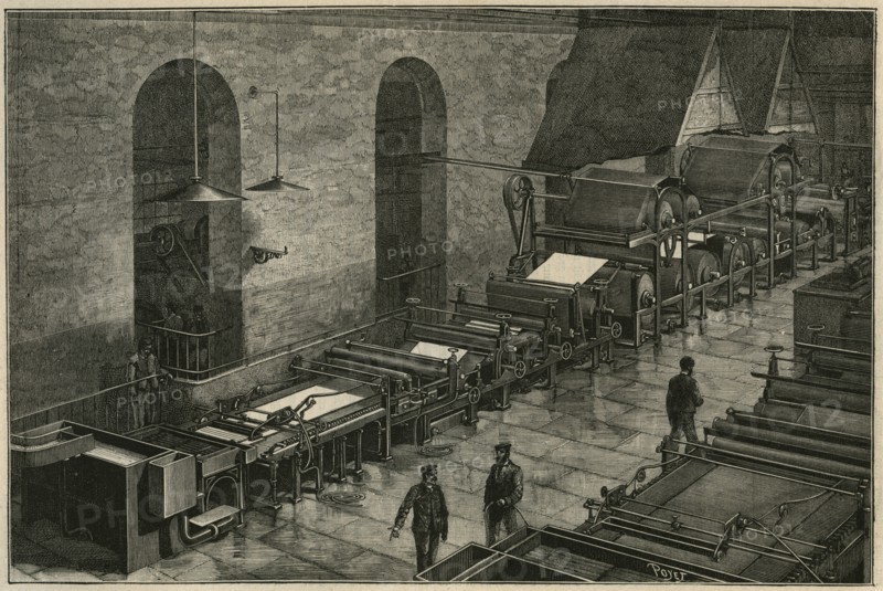 Darblay's paper factory at Essonne