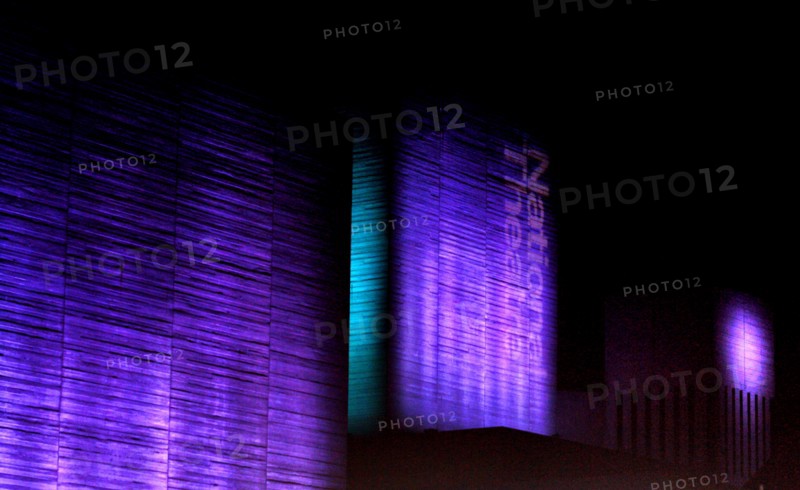 The Royal National Theatre at night