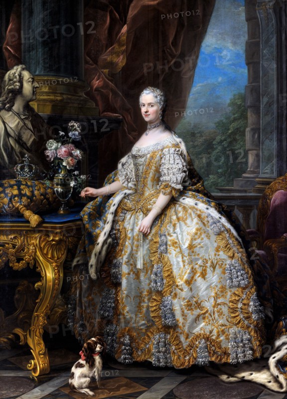 Van Loo, Marie Leczinska, en grande Robe de Cour