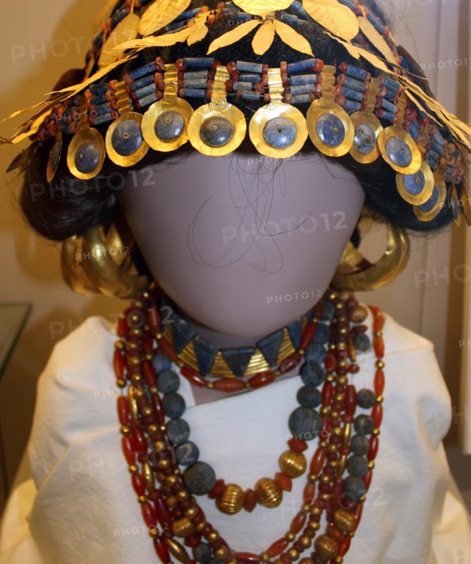 Reconstructed Sumerian headgear