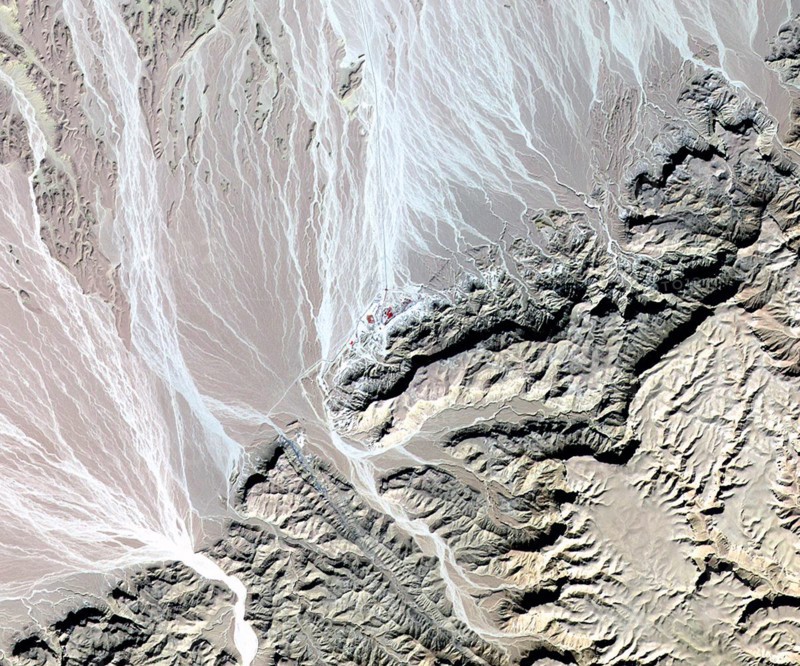 Satellite image of St. Anthony's monastery