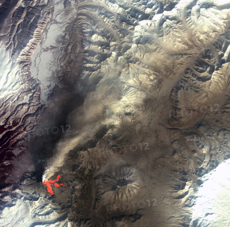 Kizimen volcano in Kamchatka, Russia