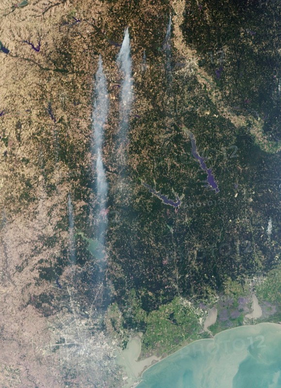 Satellite view of the Tropical Storm Lee