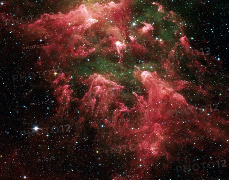 The 'South Pillar' region of the star-forming region called the Carina Nebula