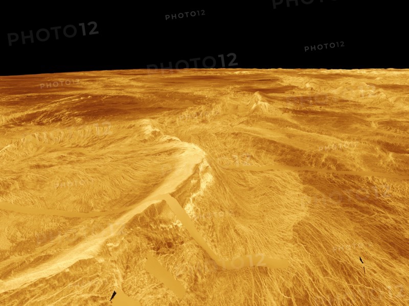 Latona Corona and Dali Chasma on Venus