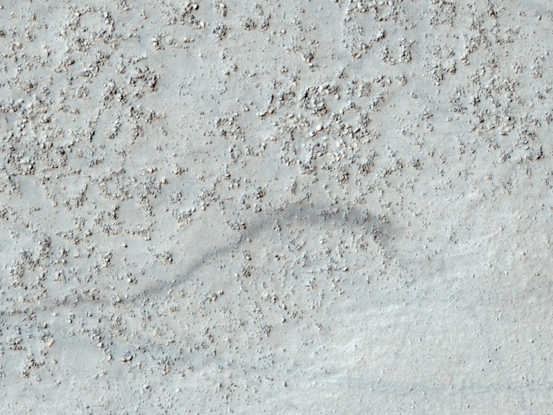 Satellite image of Mars