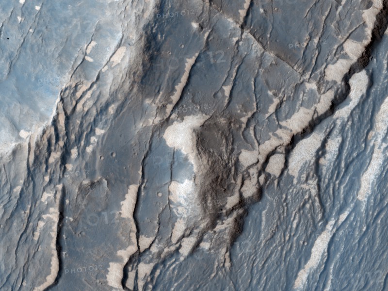 Satellite view over the Claritas Fossae region