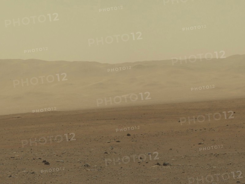 Landscape on Mars planet