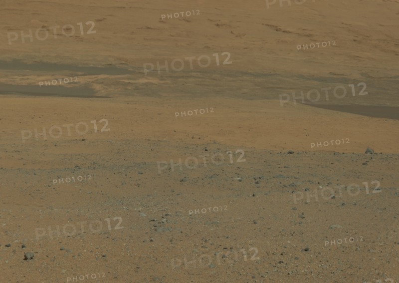 Landscape on Mars planet