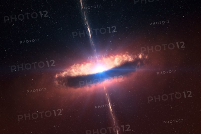 Dusty disk closely encircling a massive baby star