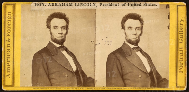 President Abraham Lincoln 1864 .
