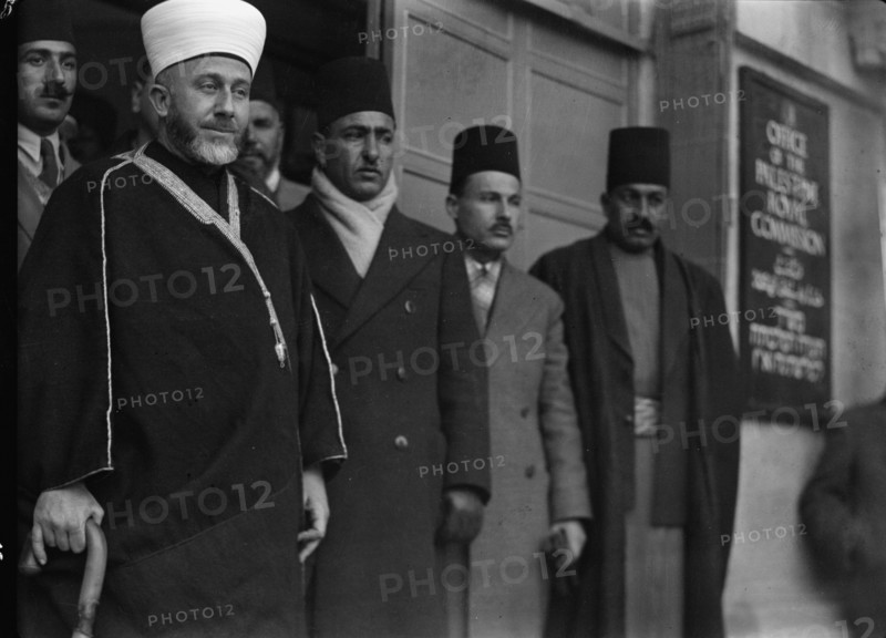 First Arab witness before Royal Commission 1936.