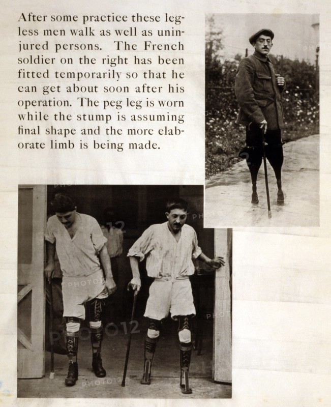 Post-war editorial with photographs, 1919