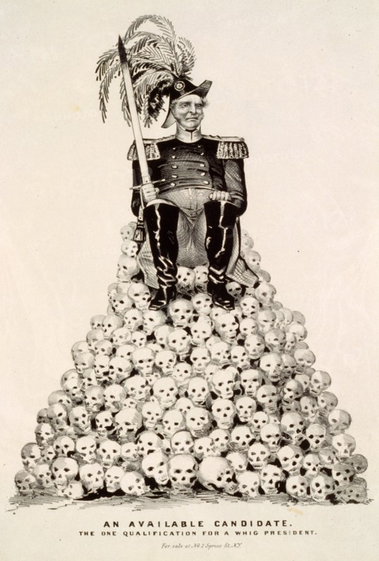 Illustration called An Available Candidate, 1848