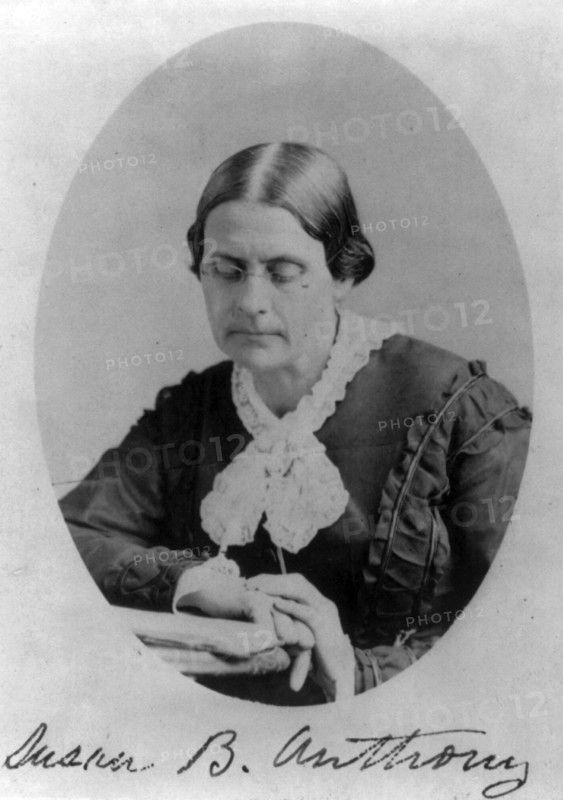 Suffragist Susan B. Anthony.