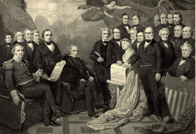 President -elect Lincoln and President James Buchanan 1861