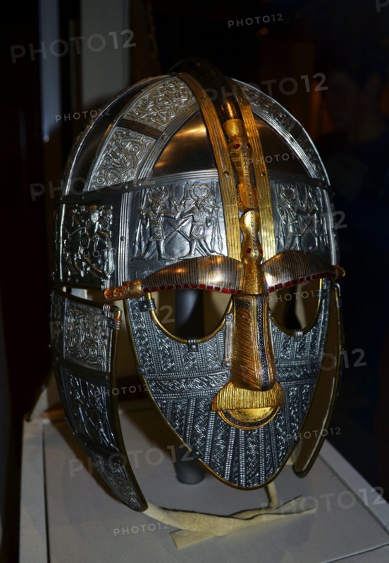 Replica of Sutton Hoo, ship-burial helmet 7th Century
