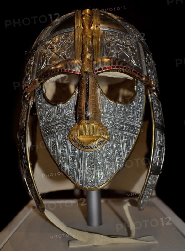 Replica of Sutton Hoo, ship-burial helmet 7th Century