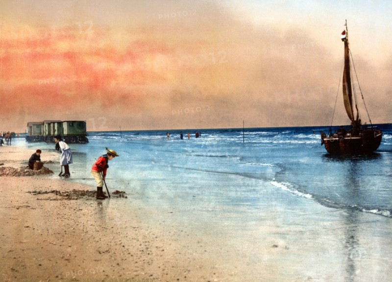 Damesbaden, Scheveningen, Holland, 1890-1900