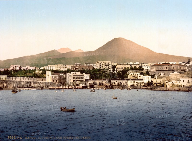 Mount Vesuvius, 1890-1900
